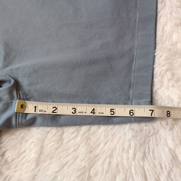 J.Crew Mercantile Flex Chino Shorts Flat Front Chambray Preppy Men's 36 x 7" - Picture 6 of 11